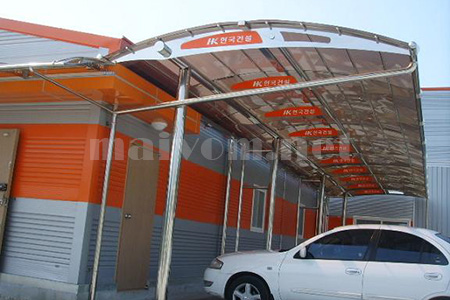Mái nhựa nhà xe | Mái vòm tại Tuyên Quang  | Mai vom