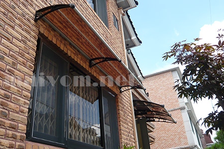 Mái nhựa cửa sổ | Mái vòm tại Trần Duy Hưng  | Mai vom